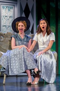 Lindsay Tornquist as Celia and Erica Murphy as Rosalind in As You Like It. Photo by Rene Minnis.